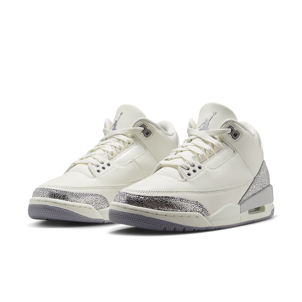 Women's Air Jordan 3 Retro Sail Cement Grey