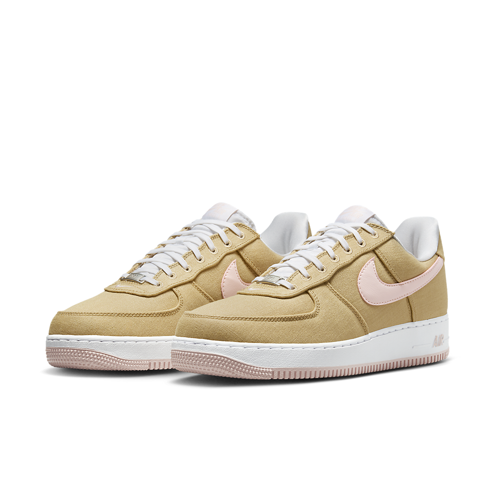 Nike Men's Air Force 1 Low 'Linen Canvas' Sneakers