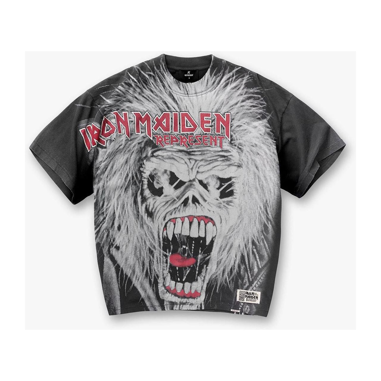 Represent x Iron Maiden British Metal Stained Black