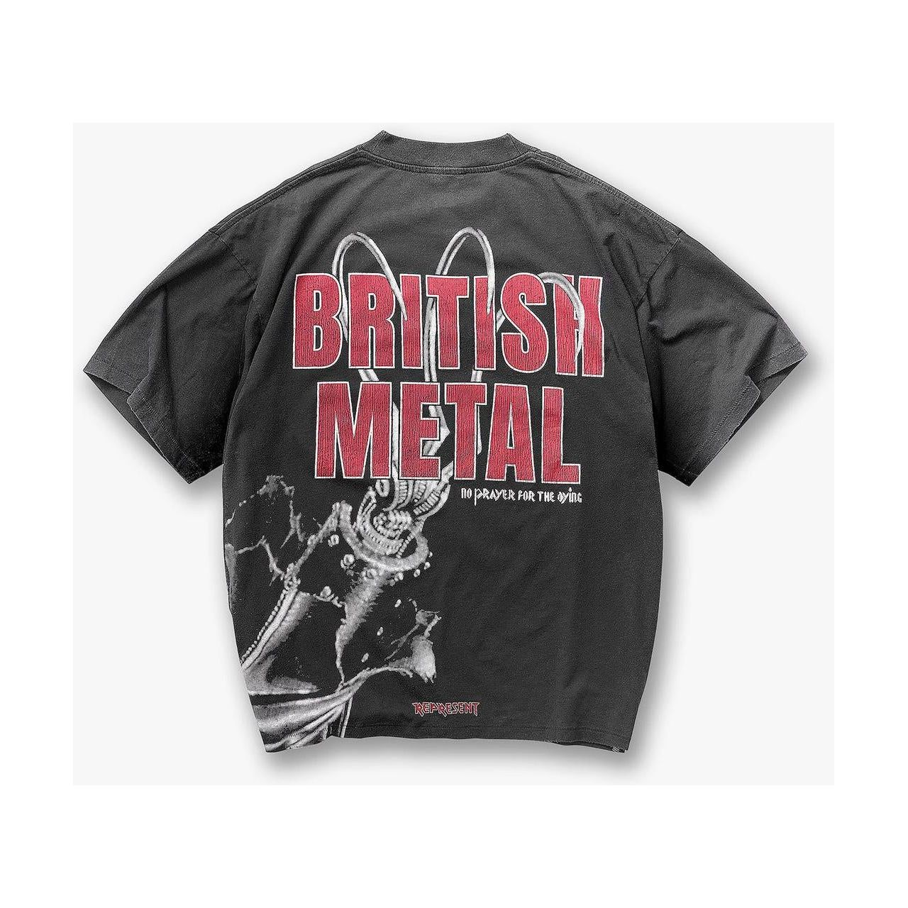 Represent x Iron Maiden British Metal Stained Black
