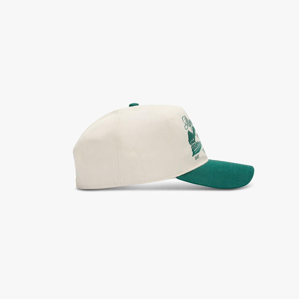 Represent Raceway Cap Antique White/Forest Green