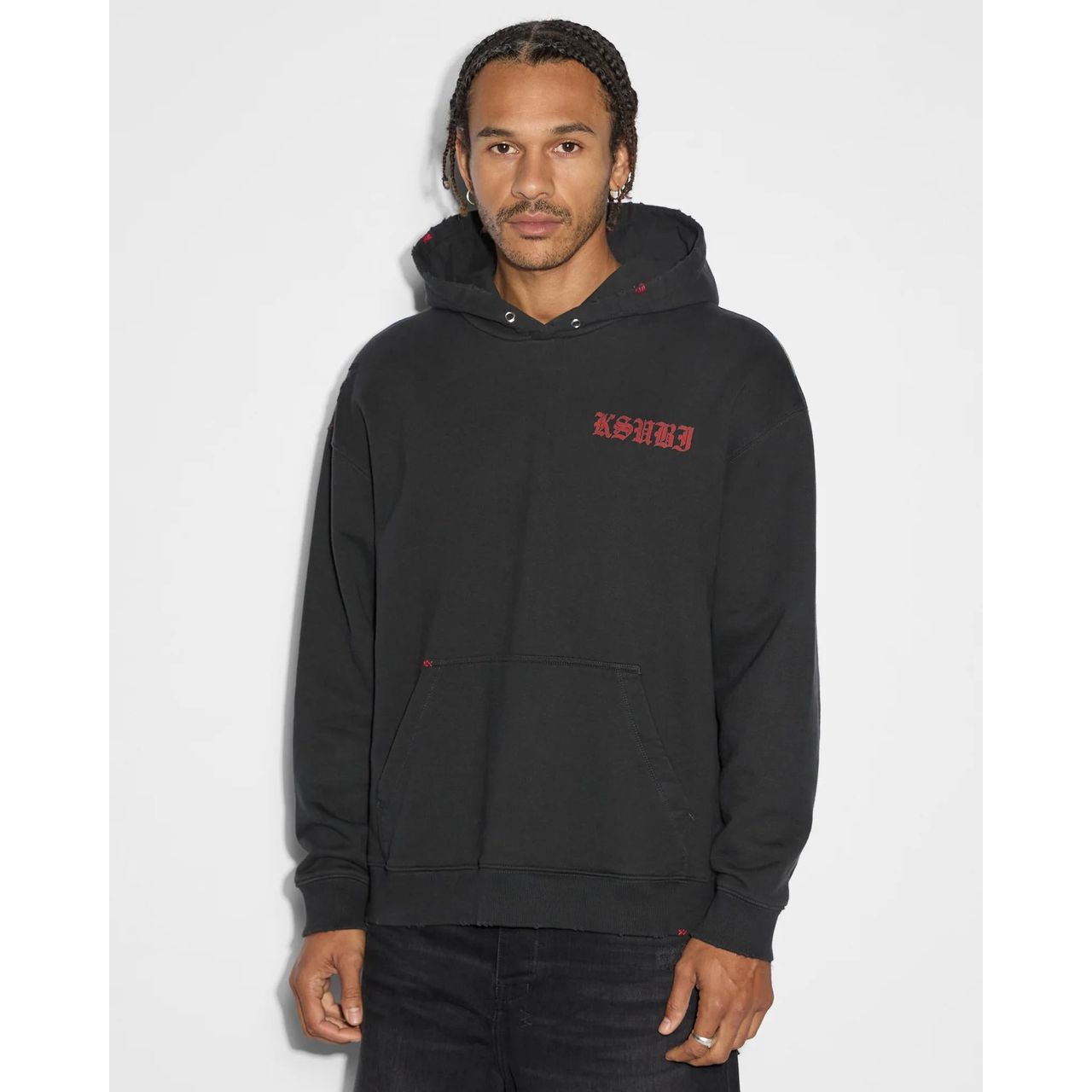 Ksubi Sinners Biggie Hoodie Acid Black