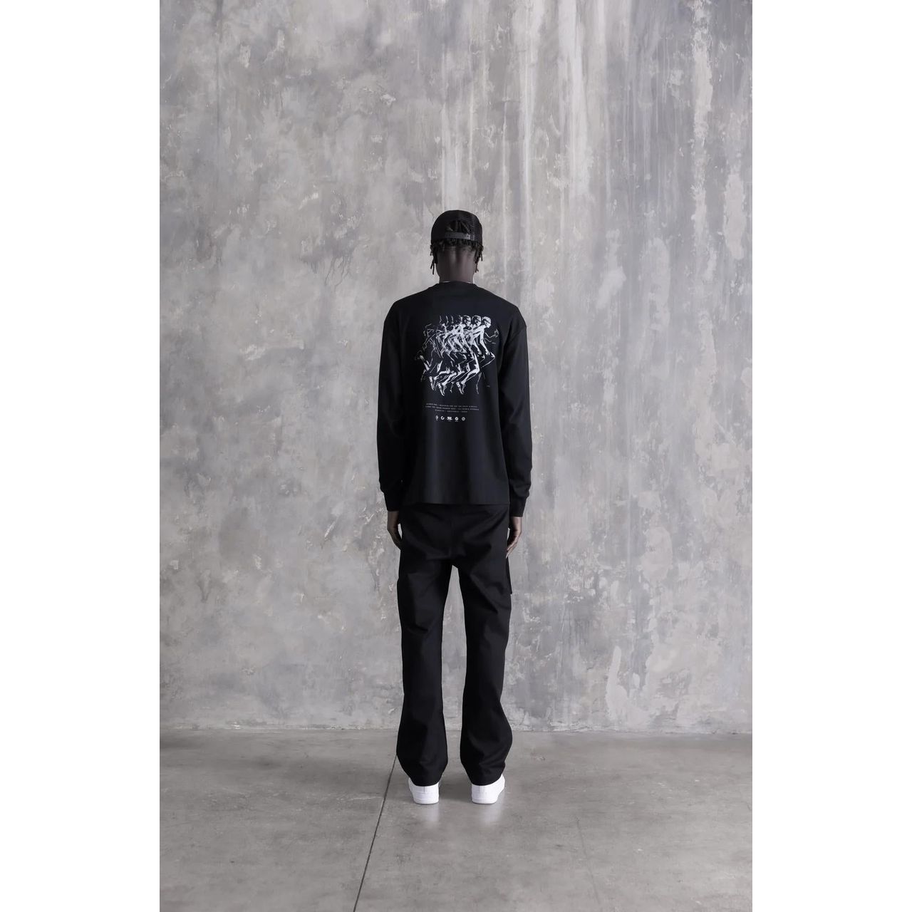 Stampd Runner LS Relaxed Tee Black