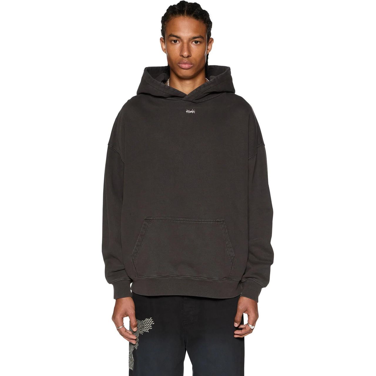 Ksubi Eagle Ekcess Hoodie Faded Black