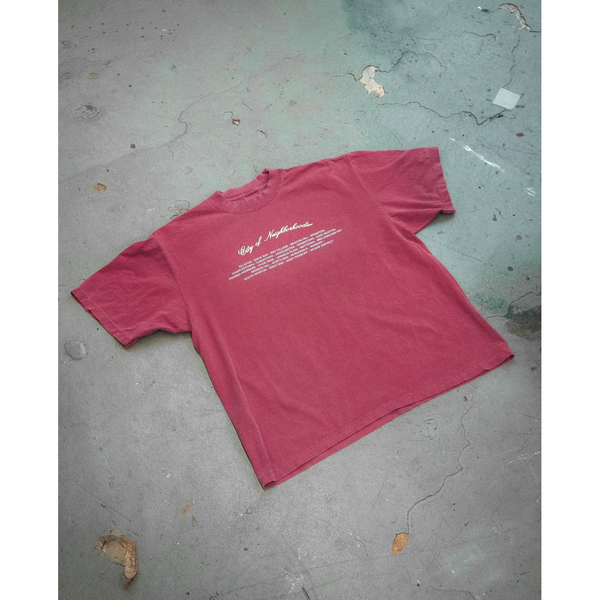 ACM x Dvniel Luu City of Neighborhoods Tee Red