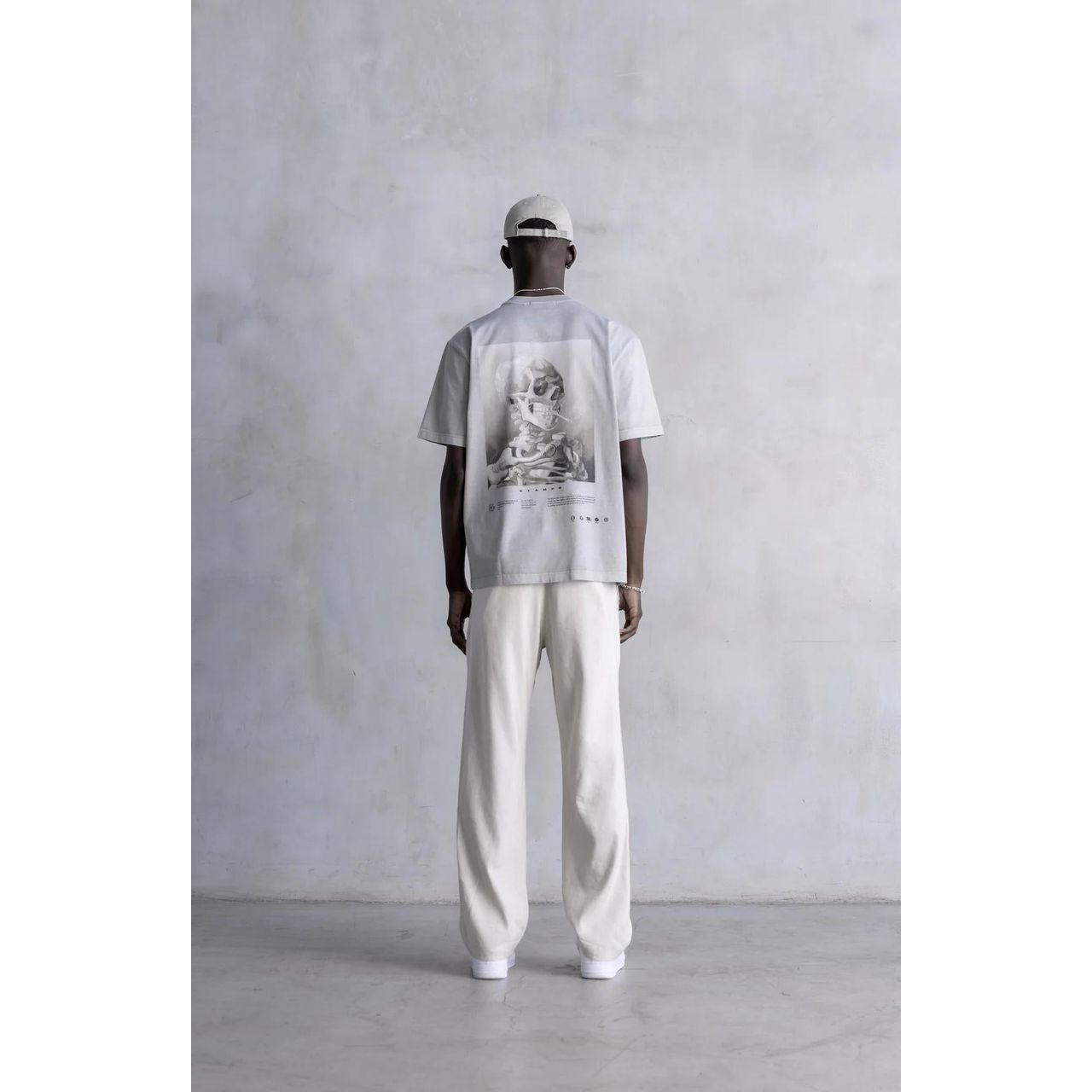 Stampd Van Gogh Vintage Washed Relaxed Tee Fog