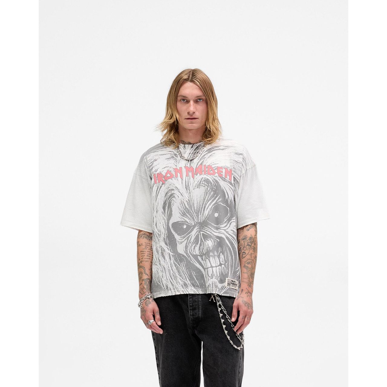 Represent x Iron Maiden Killers Tee Flat White