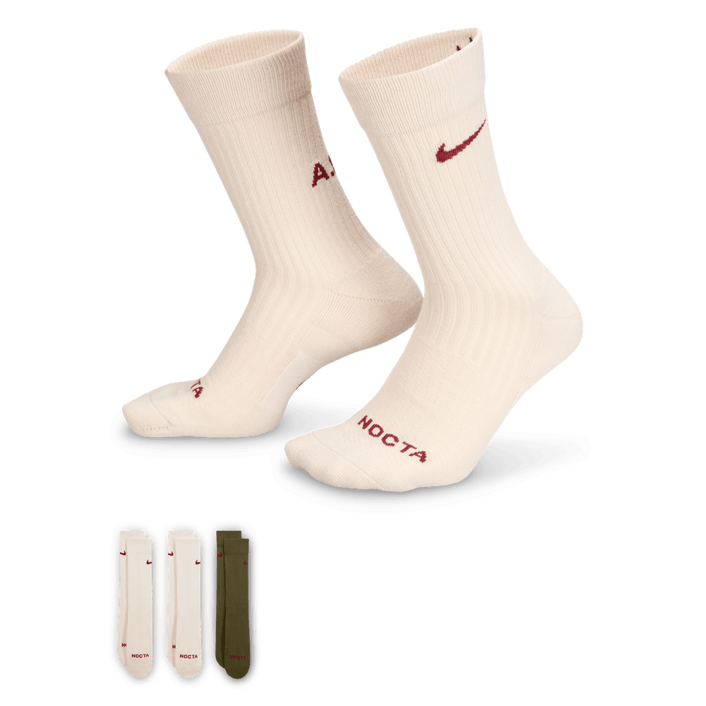 Nike NOCTA Crew Socks 3 Pack Multi-Color