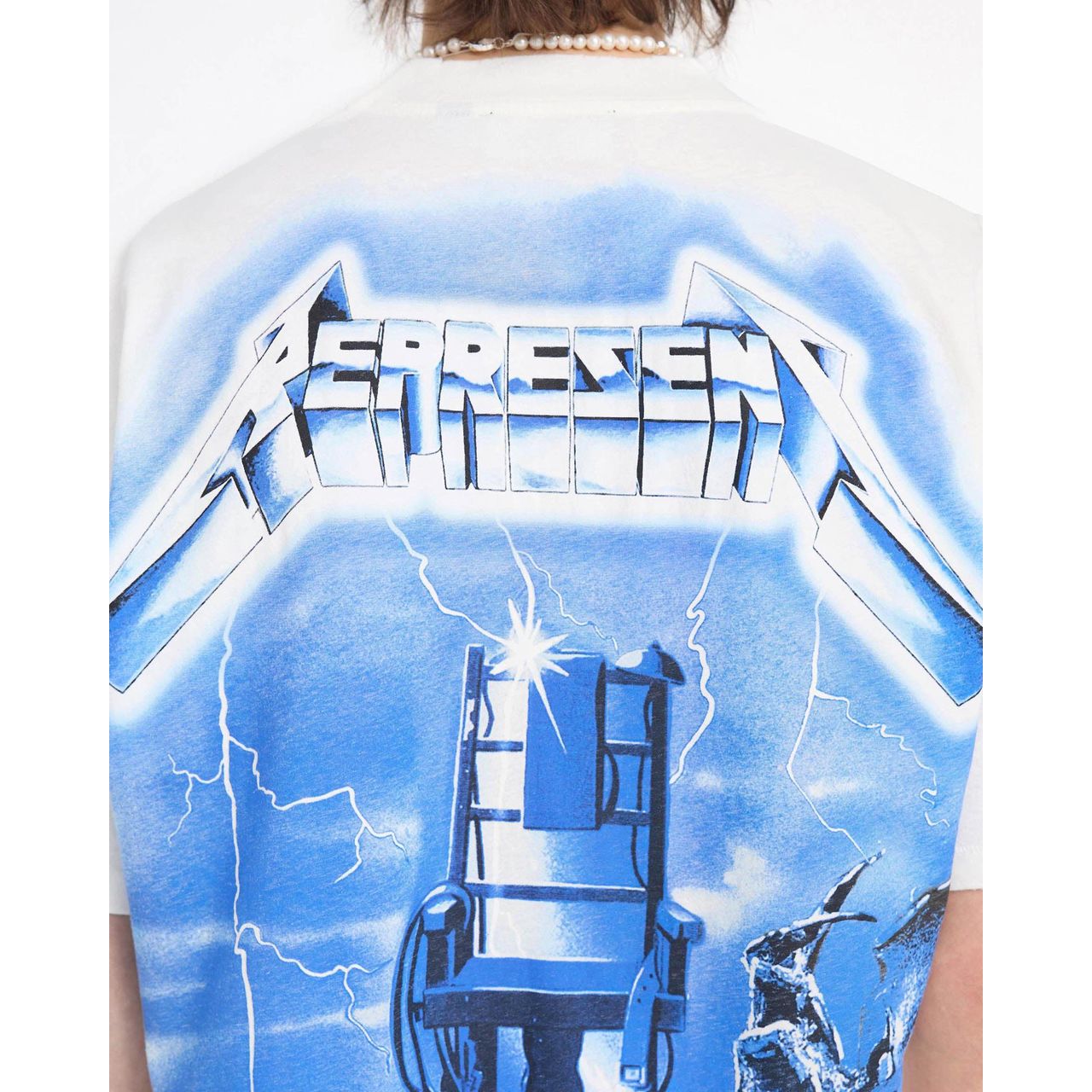 Represent Metallica Ride The Lightning SS Tee Flat White