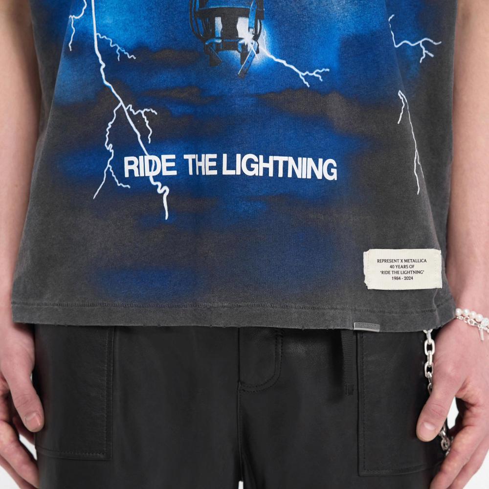 Represent Metallica Ride The Lightning SS Tee Vintage Grey