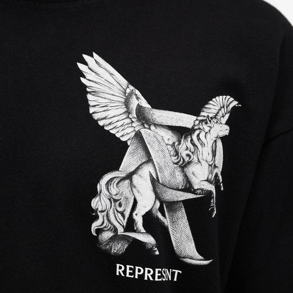 Represent Elegance In Motion Tee Jet Black