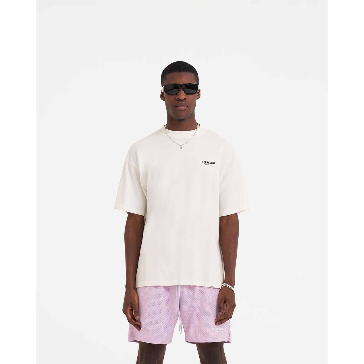 Represent Owners Club Tee Flat White