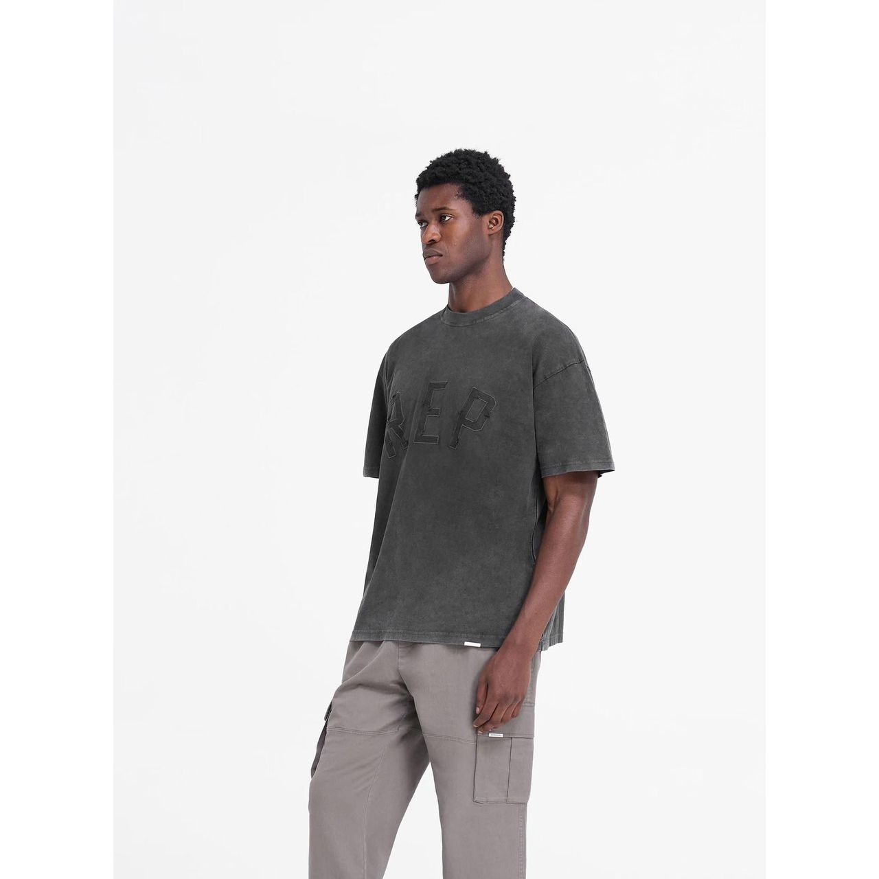 Represent Rep Applique Tee Vintage Black