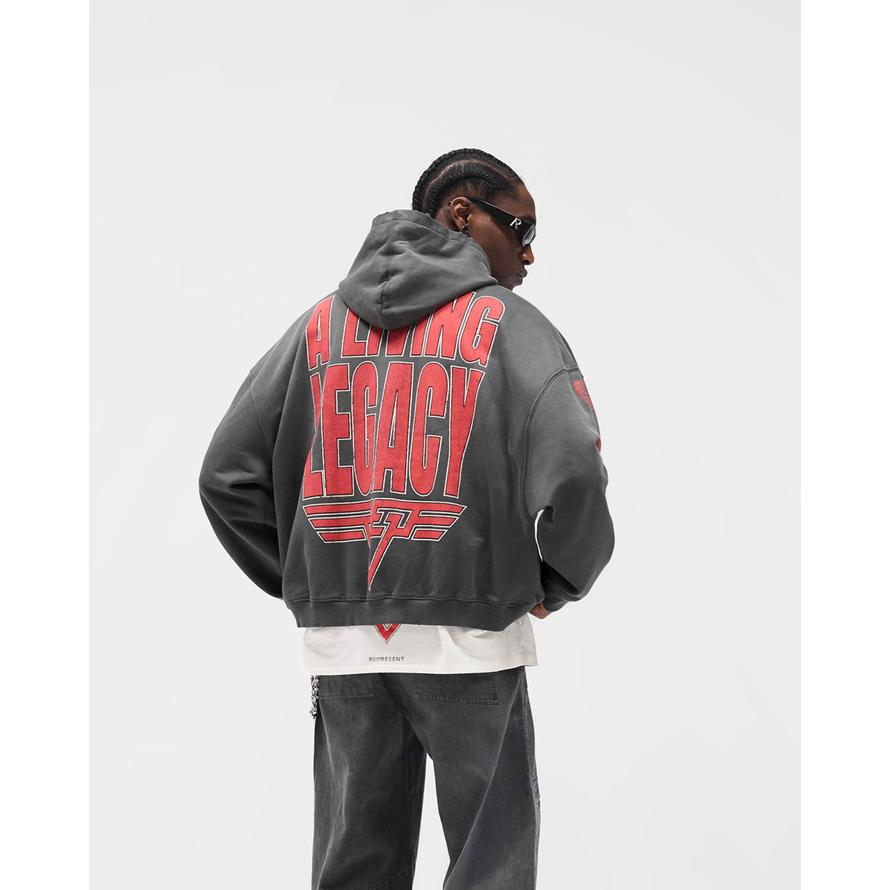Represent Living Legacy Tour Hoodie Sun Fade Grey