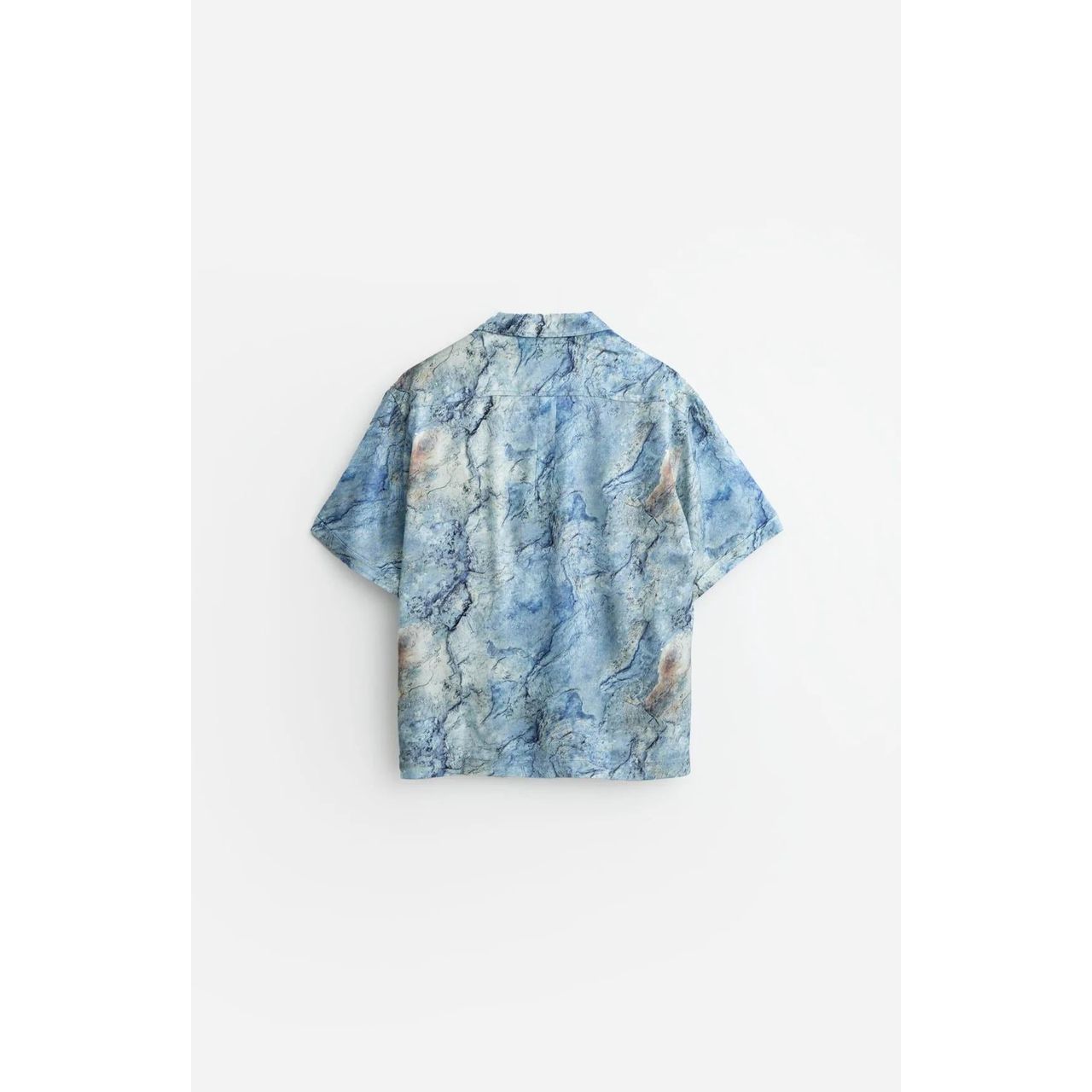 Stampd Ocean Floor Camp Collar Buttondown Ocean Floor Print