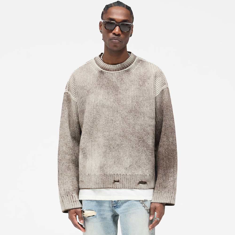 Represent Reversible Fade Out Sweater Nero