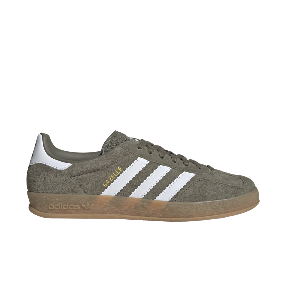 Adidas Gazelle Indoor Olive Strata Cloud White