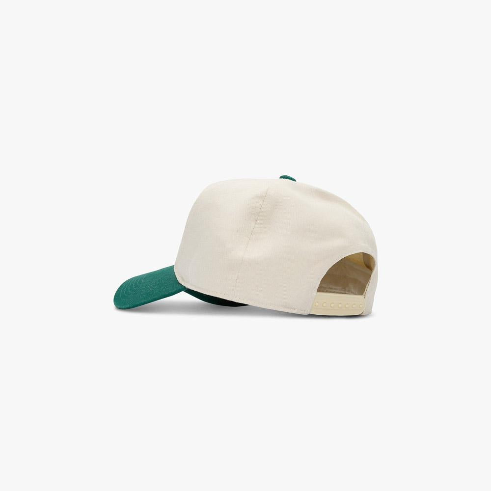 Represent Raceway Cap Antique White/Forest Green