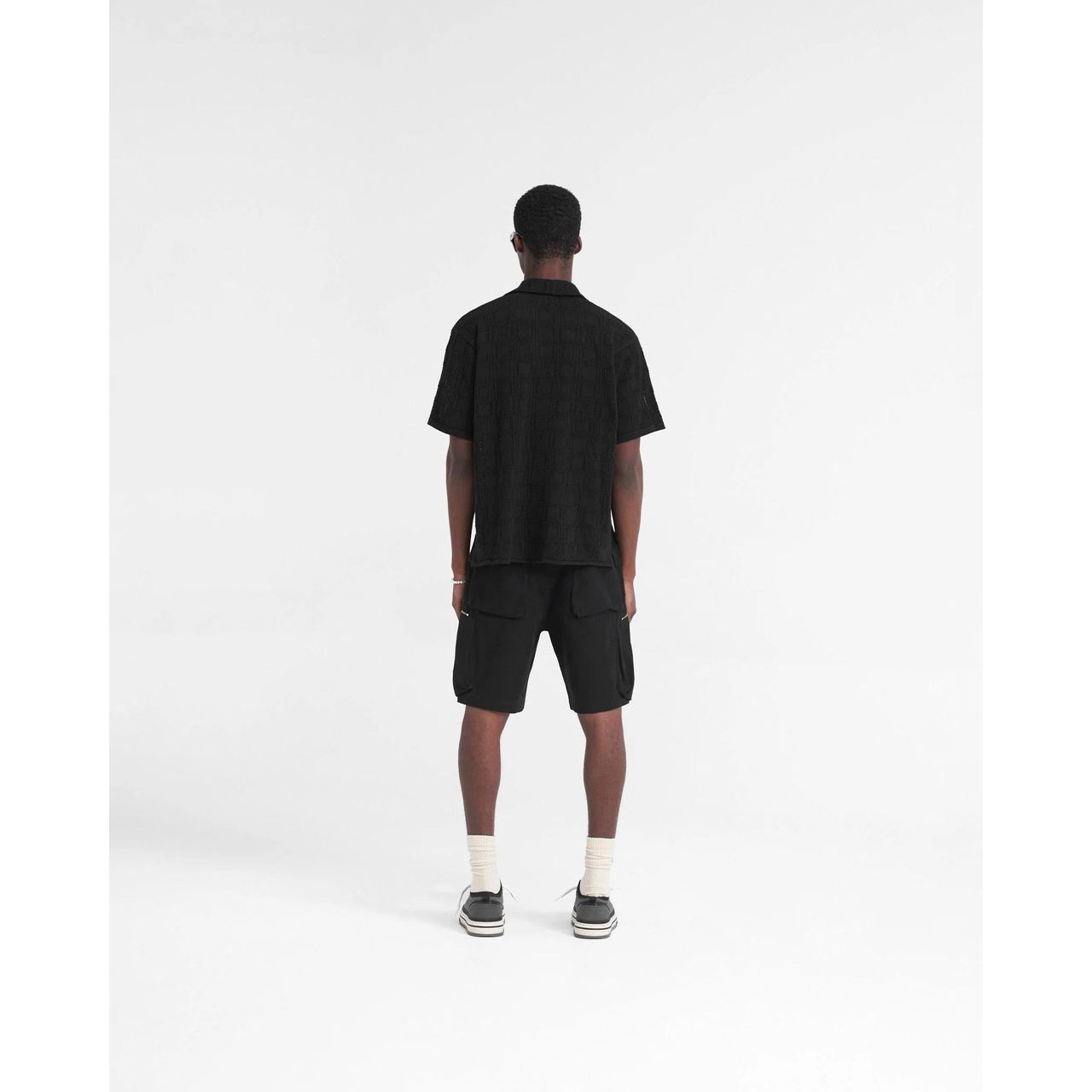 Represent Lace Knit Shirt Black