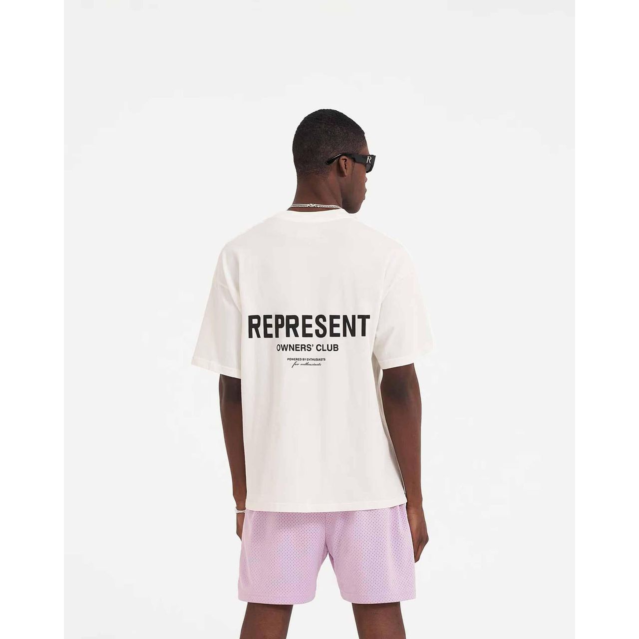 Represent Owners Club Tee Flat White