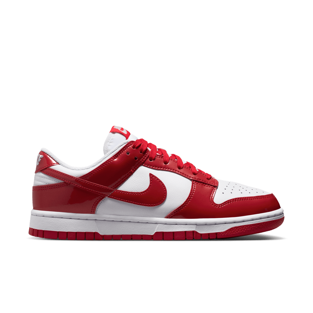 Women's Nike Dunk Low SE Patent White University Red – AWOL