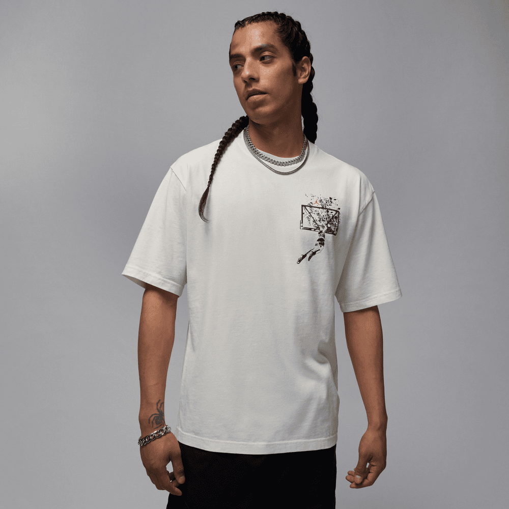 Jordan Brooklyn Shattered Backboard Tee Sail