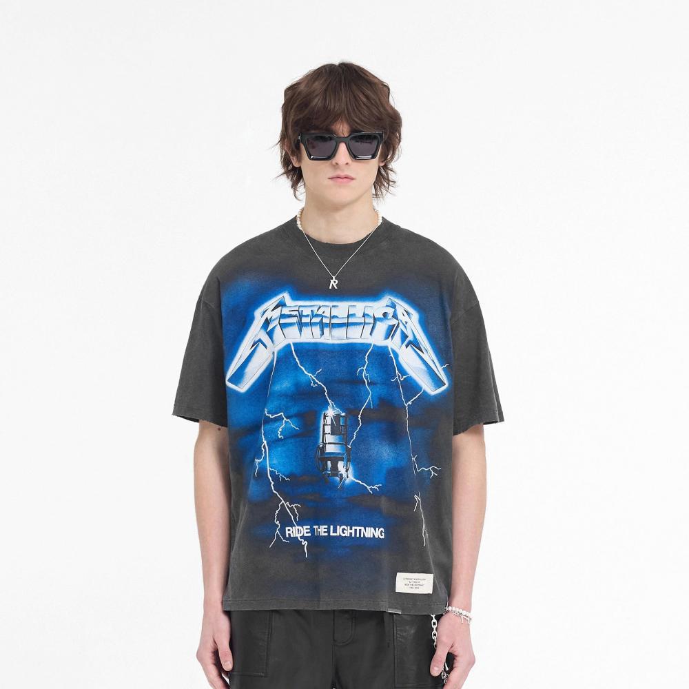 Represent Metallica Ride The Lightning SS Tee Vintage Grey