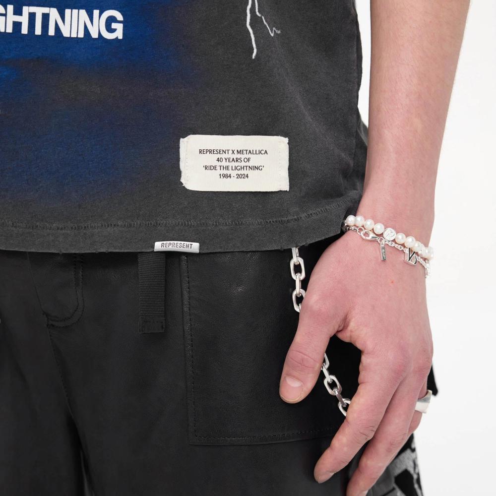 Represent Metallica Ride The Lightning SS Tee Vintage Grey