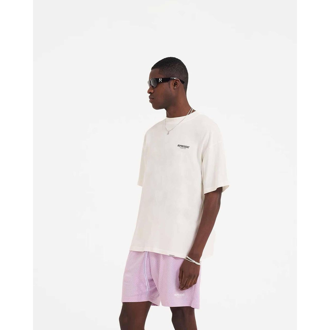 Represent Owners Club Tee Flat White