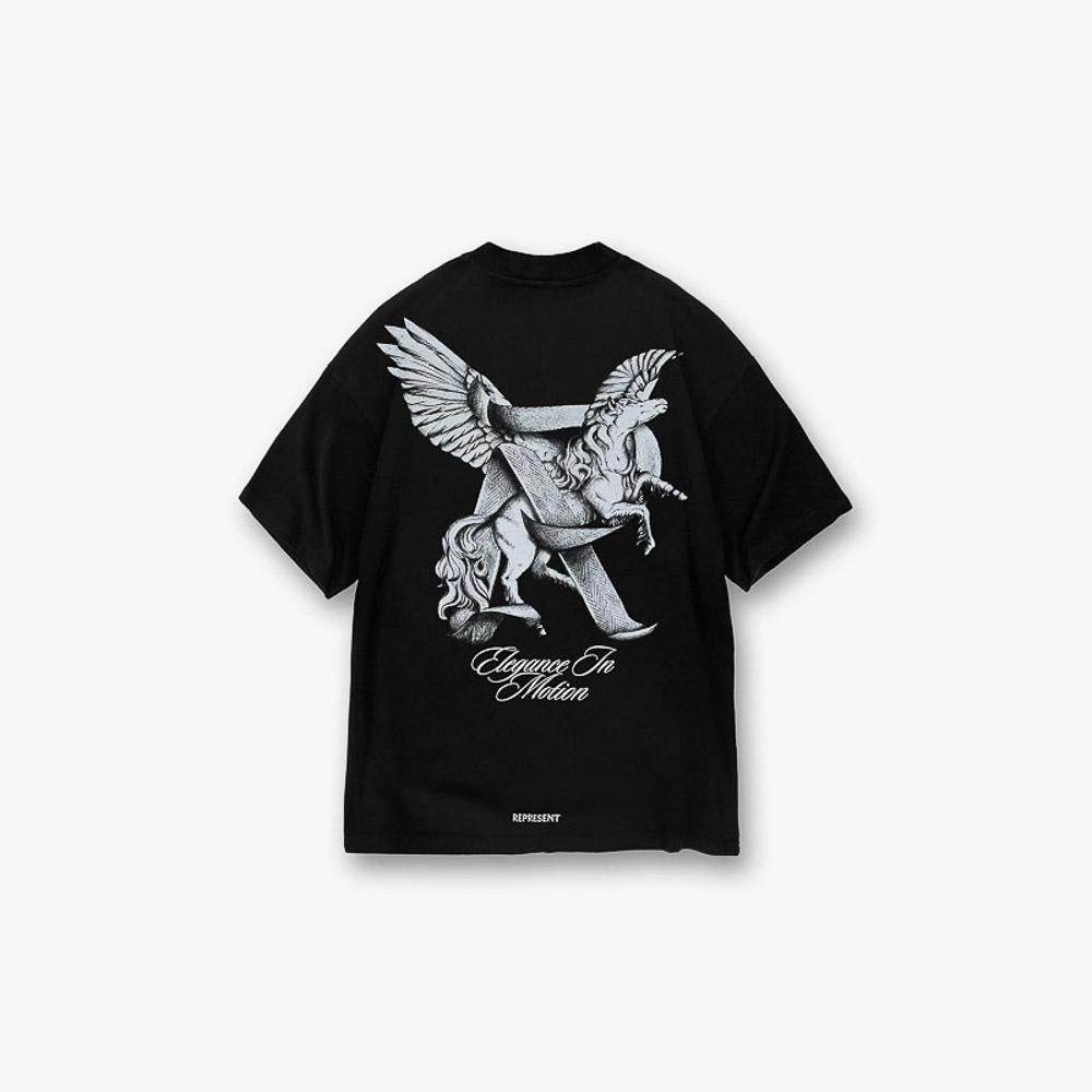 Represent Elegance In Motion Tee Jet Black