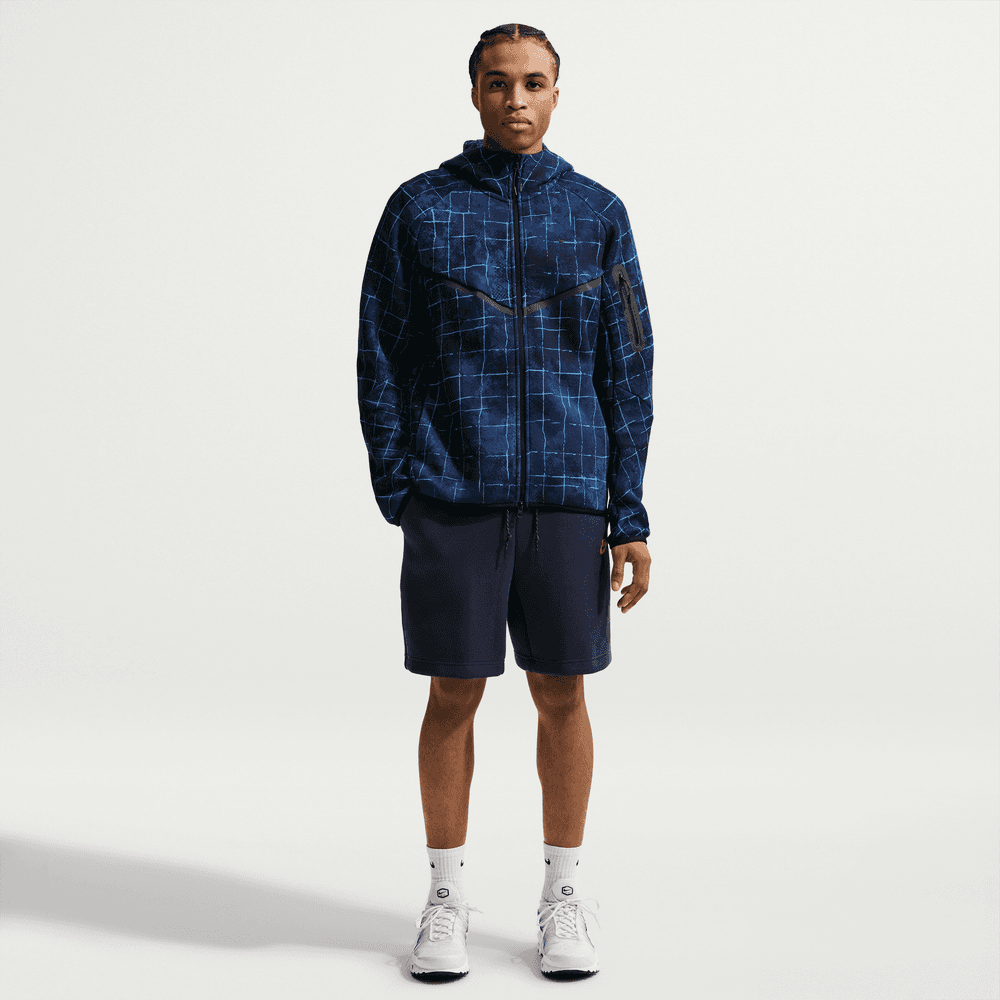 Nike Tech Fleece Shorts Obsidian Speed Red – AWOL