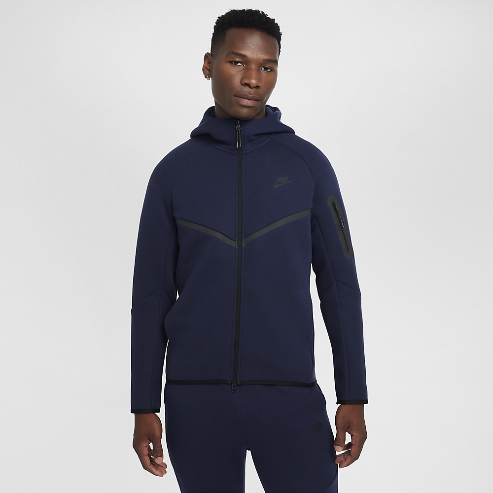 Nike Tech Full-Zip Windrunner Hoodie Obsidian