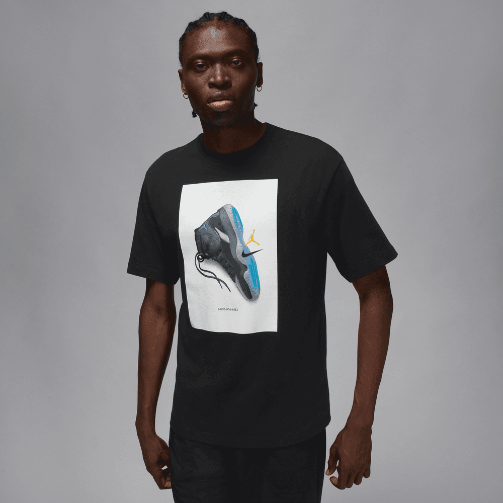 Jordan Brooklyn AJ11 Gamma Phone Ad Tee Black