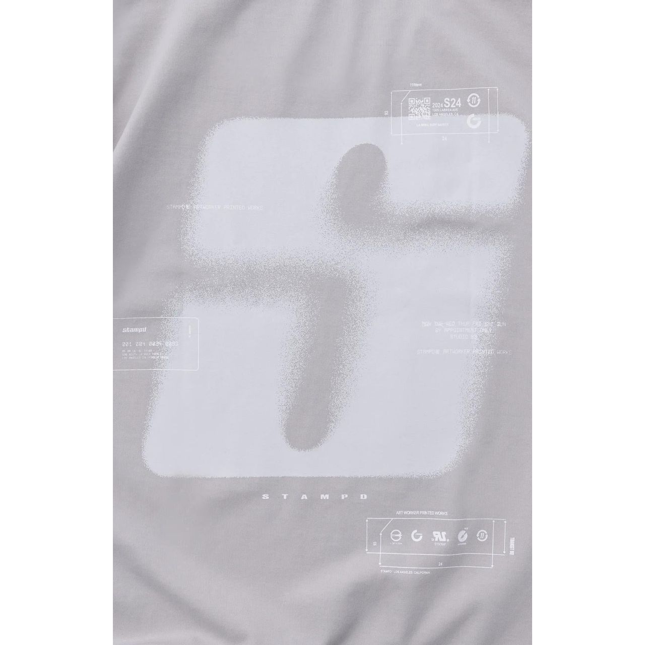 Stampd S24 Garment Dyed Transit Tee Ash Grey