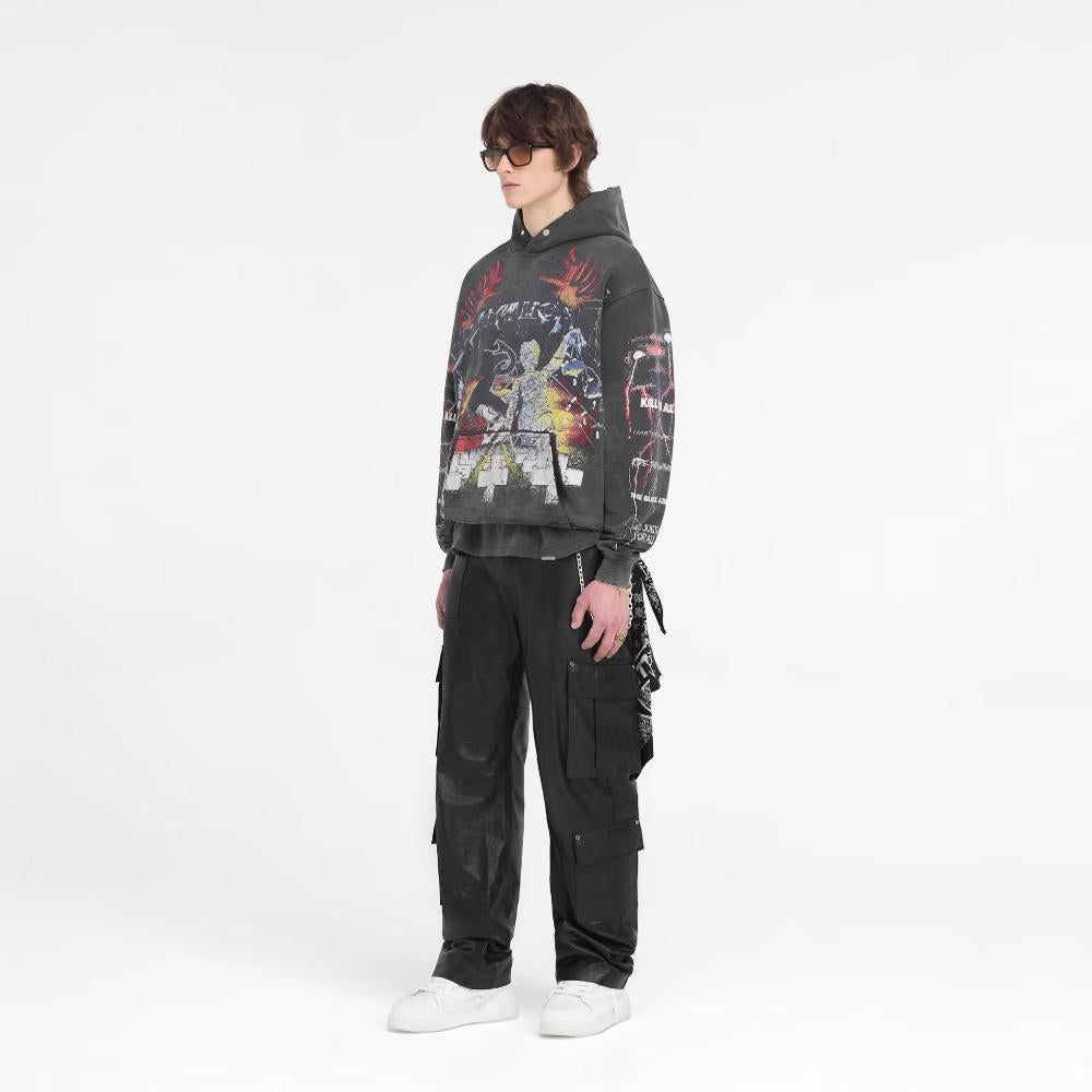 Represent Metallica Master of Puppets Hoodie Vintage Grey