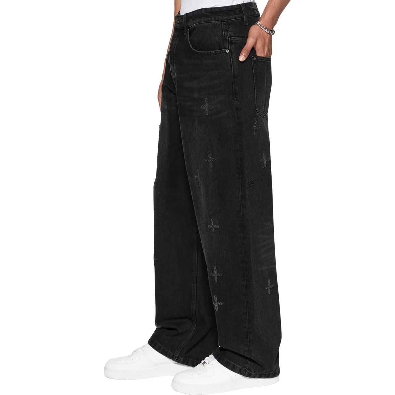 Ksubi Anti K Nirvana Plus Trashed Black