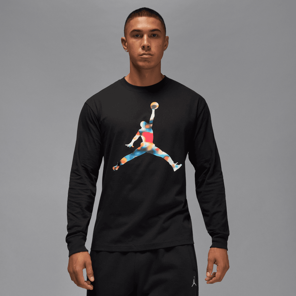 Jordan Flight LS Crew Tee Black