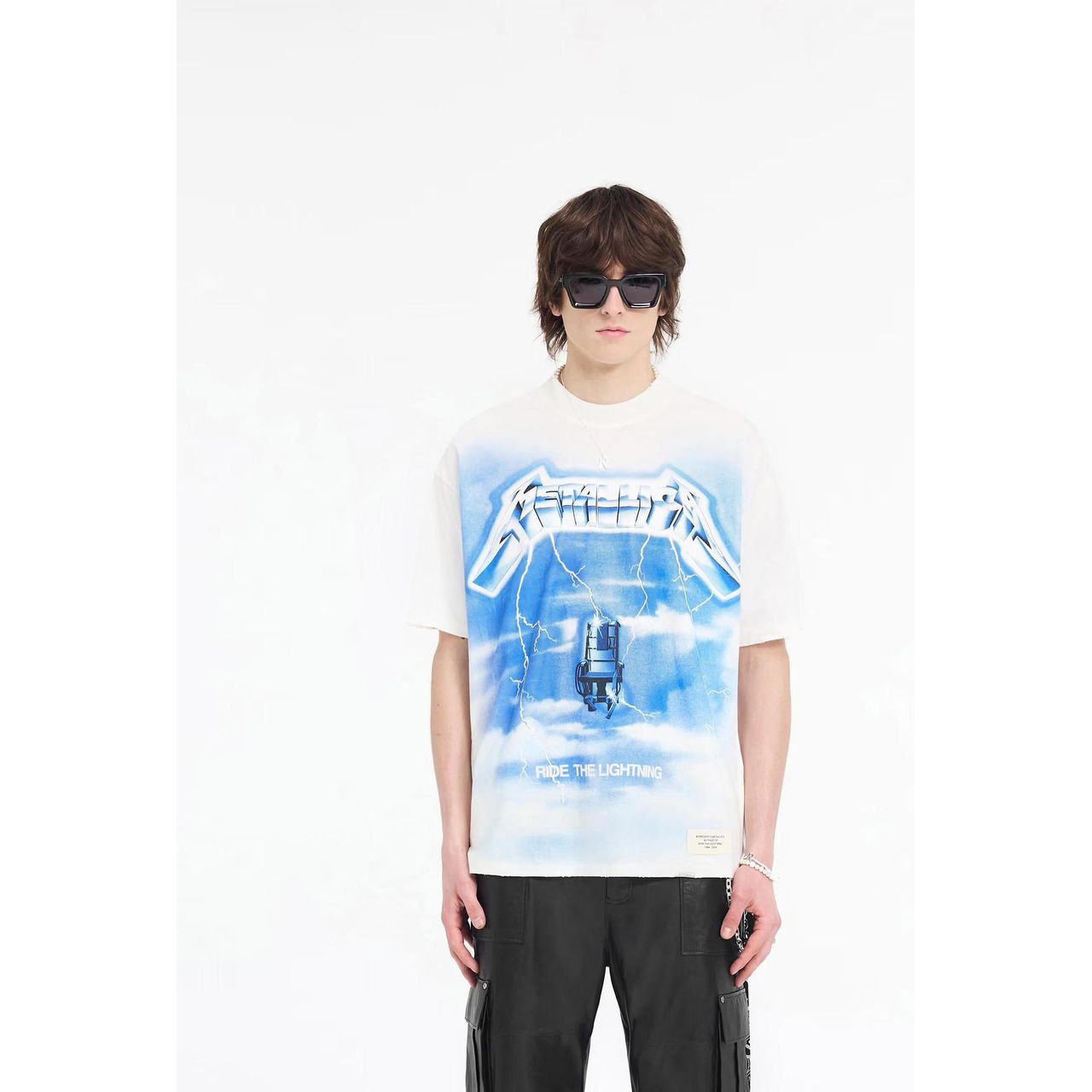 Represent Metallica Ride The Lightning SS Tee Flat White