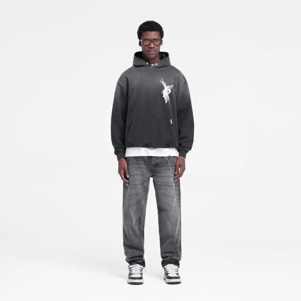 Represent Archangel Hoodie Stained Black