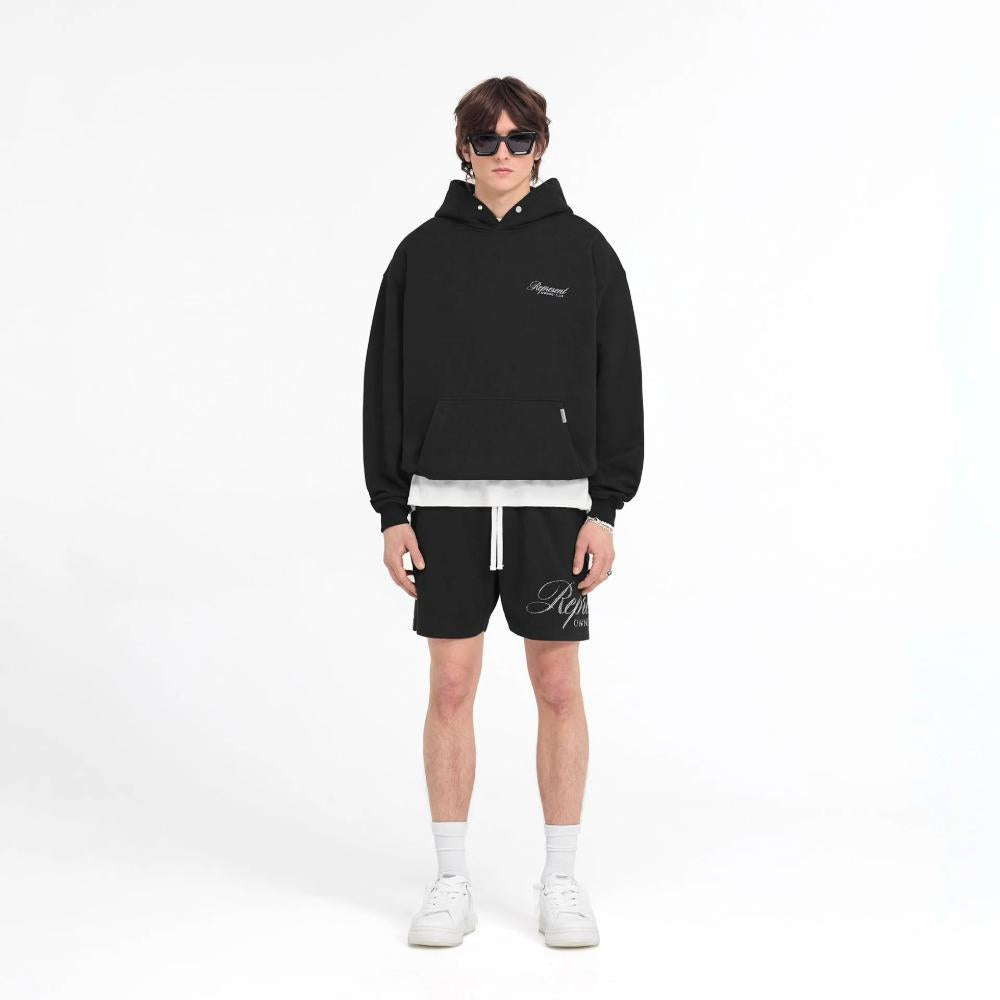 Represent Owners Club Script Hoodie Black