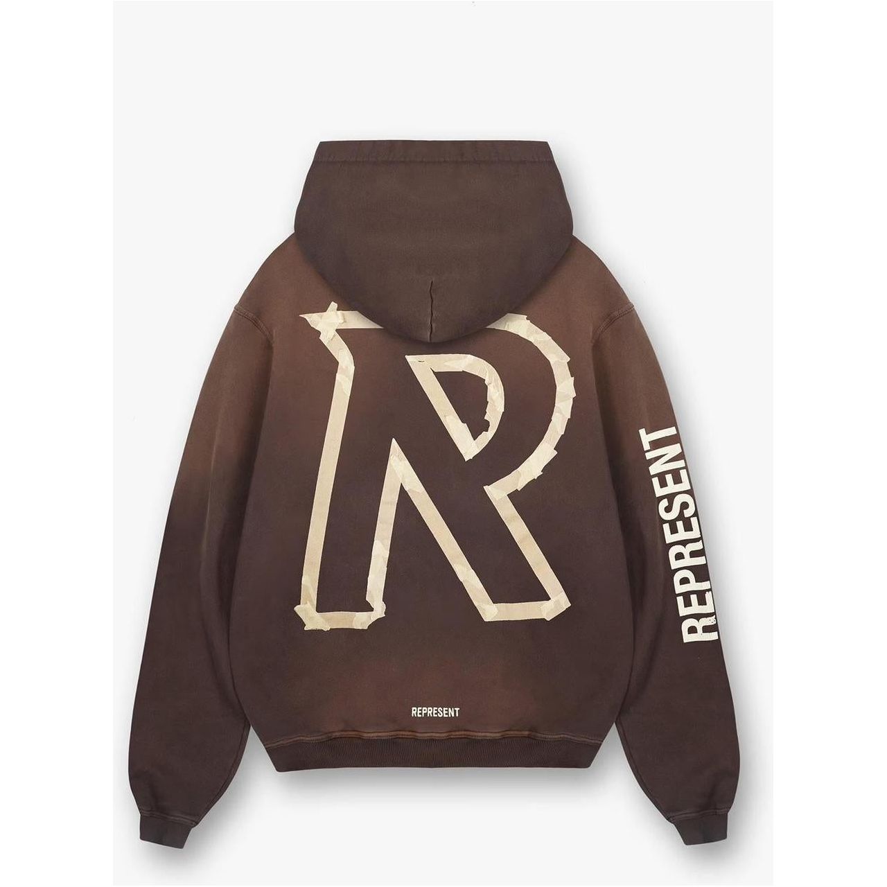 Represent Masking Tape Initial Hoodie Cedar