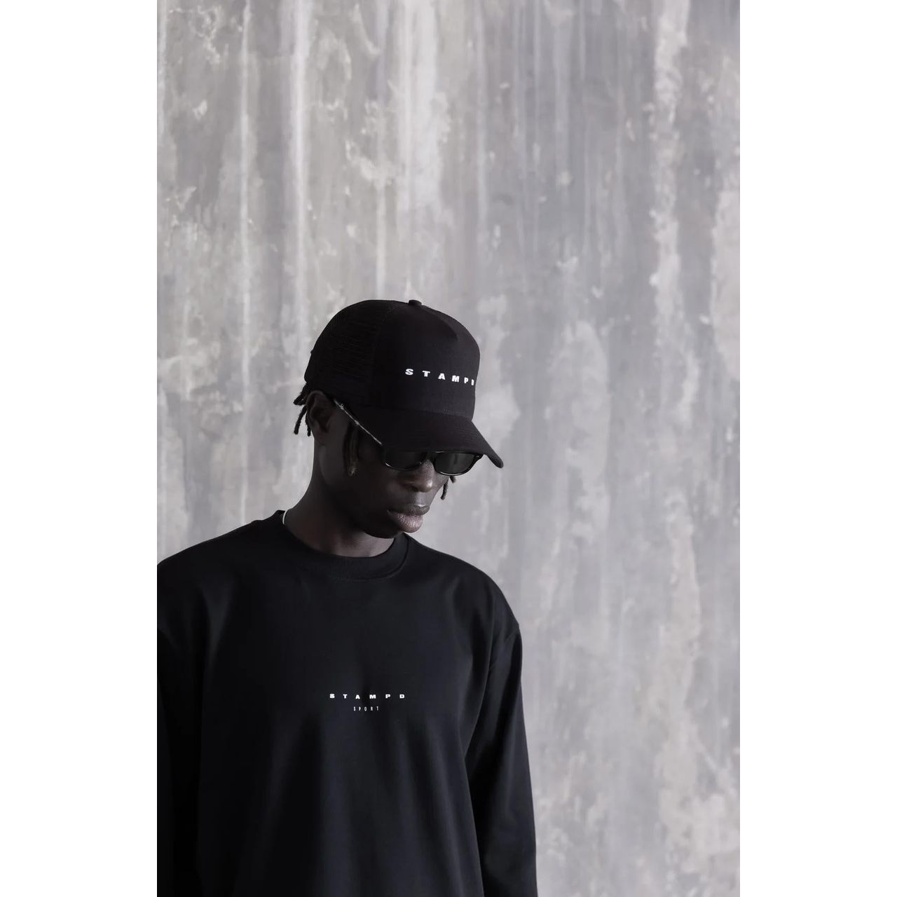 Stampd Runner LS Relaxed Tee Black