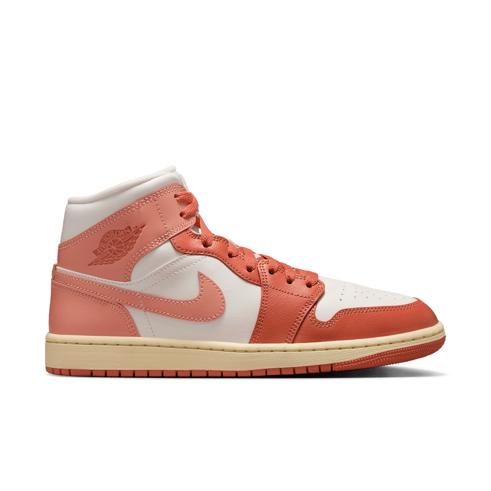 Women's Air Jordan 1 Mid Sail Light Madder Root
