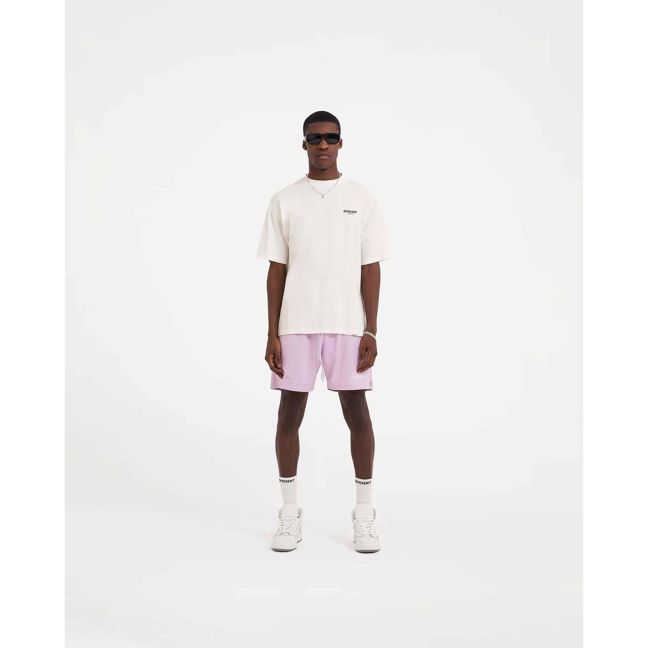 Represent Owners Club Tee Flat White