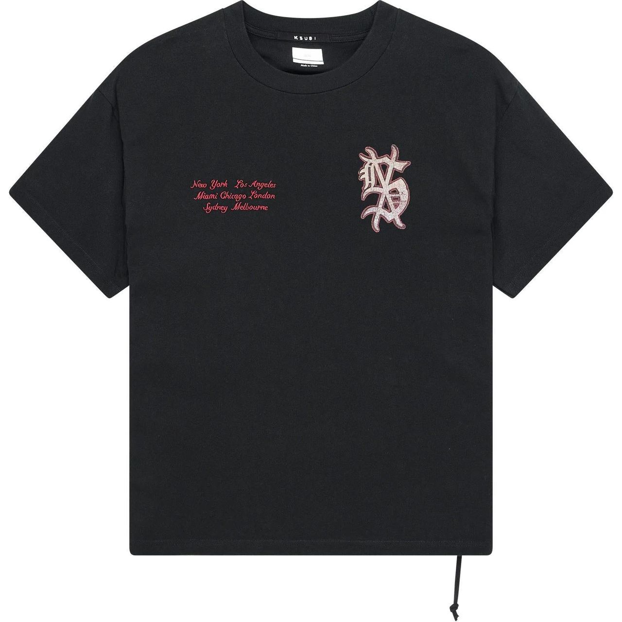 Ksubi Playoff Ekcess SS Tee Jet Black