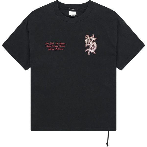 Ksubi Playoff Ekcess SS Tee Jet Black