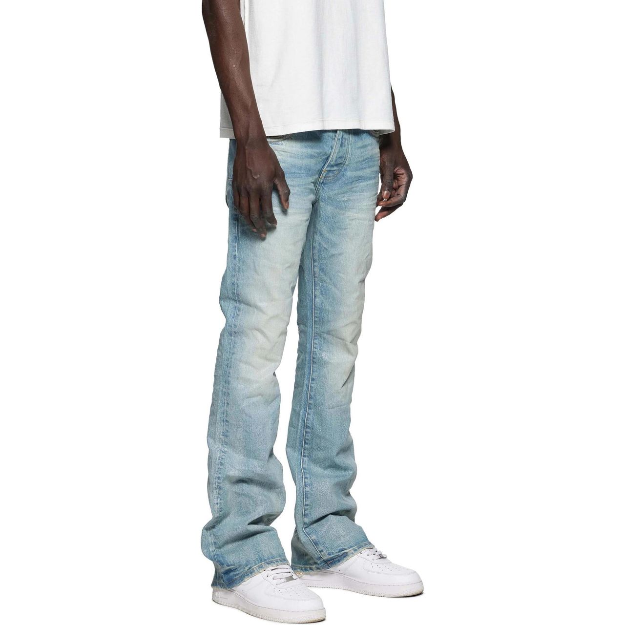 Purple Brand P004 Pinner Coated Vintage Light indigo