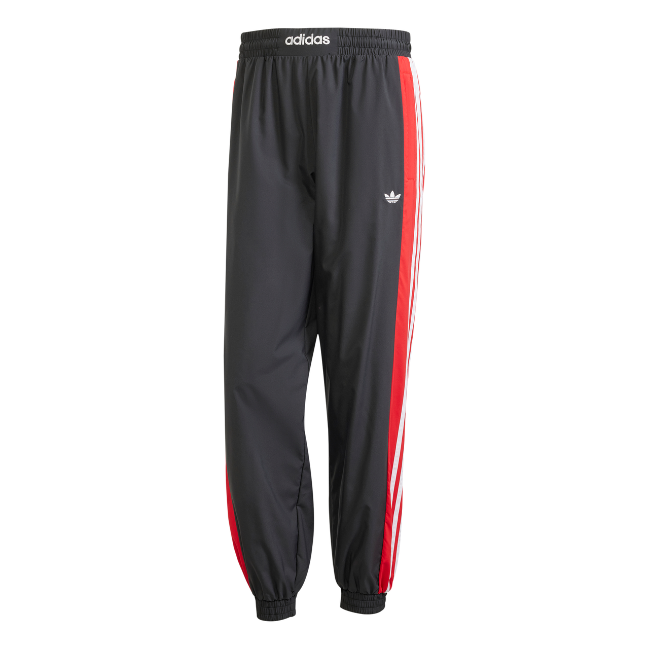 Adidas Warm-up Track Pants Black Scarlet