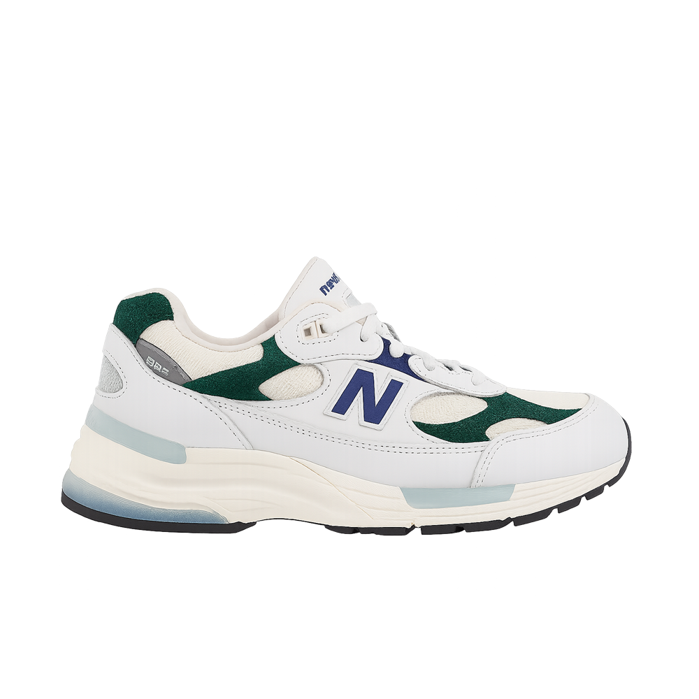New Balance Made In USA 992 White Marsh Green