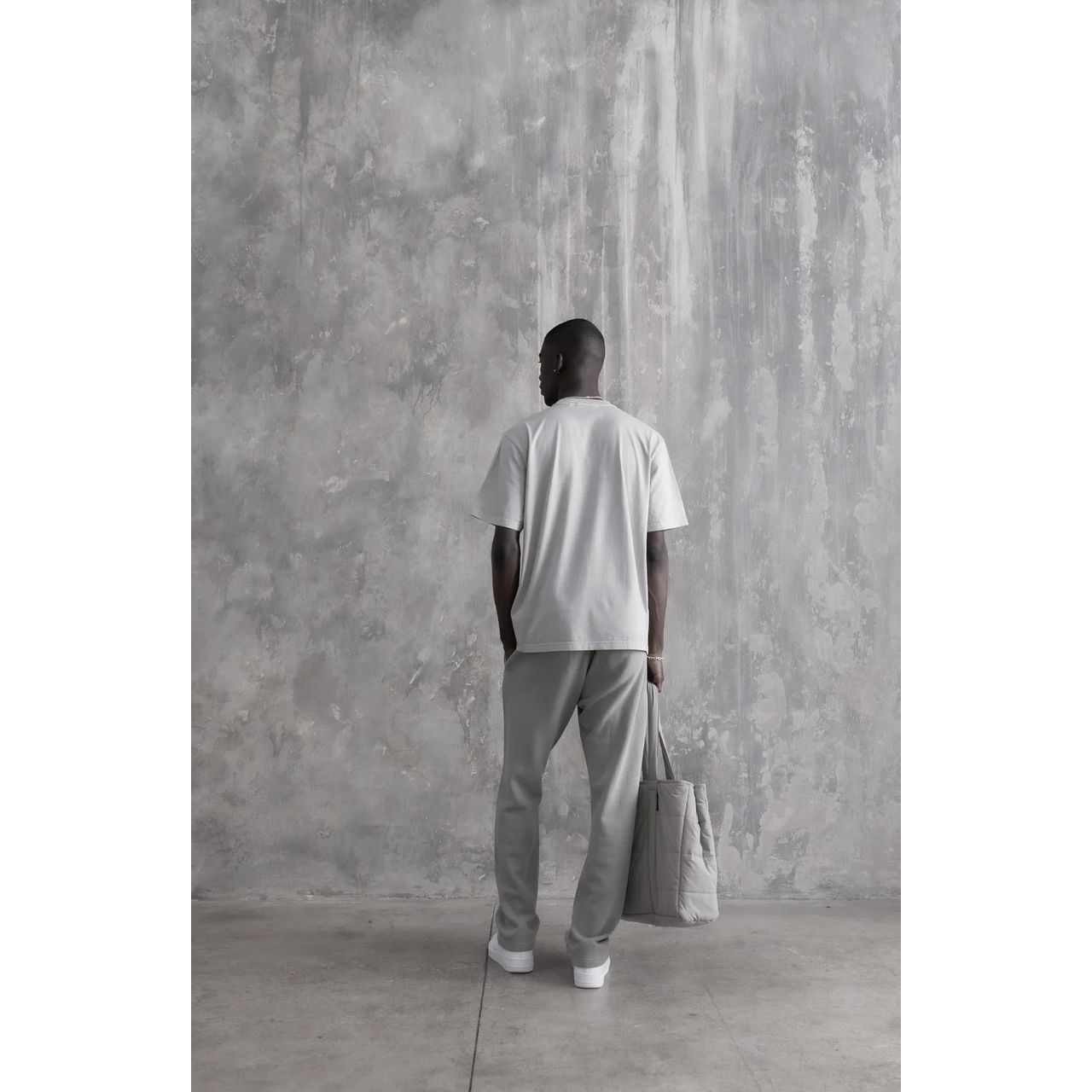 Stampd Strike Stack Logo Relaxed Garment Dye Tee Fog